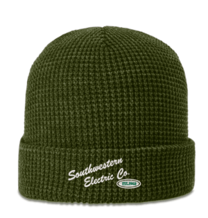 WAFFLE KNIT BEANIE WITH CUFF - 146 - Southwestern Electric Co