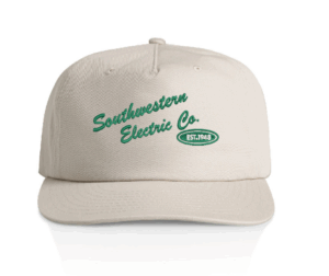 SURF COTTON CAP, ONE SIZE - AS-1119 - Southwestern Electric Co