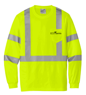 CornerStone  ANSI 107 Class 3 Mesh Long Sleeve Tee - CS203 - ECOcentrix