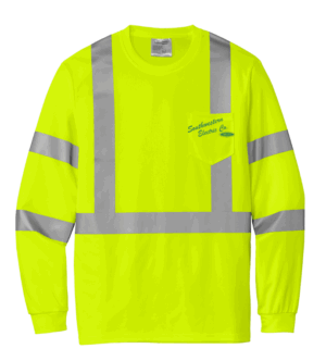CornerStone  ANSI 107 Class 3 Mesh Long Sleeve Tee - CS203 - Southwestern Electric Co