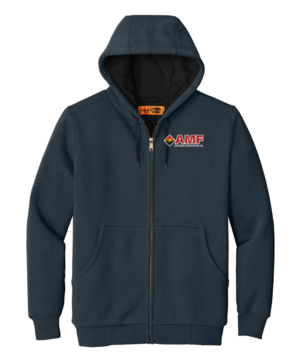 CornerStone - Heavyweight Full-Zip Hooded Sweatshirt with Thermal Lining - CS620 - AMF Electric