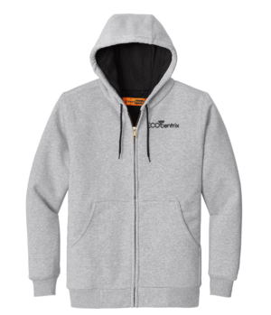 CornerStone - Heavyweight Full-Zip Hooded Sweatshirt with Thermal Lining - CS620 - ECOcentrix