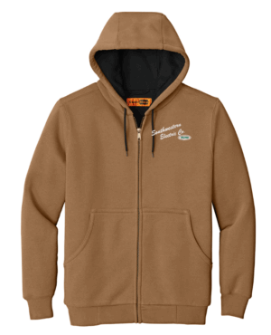 CornerStone - Heavyweight Full-Zip Hooded Sweatshirt with Thermal Lining - CS620 - Southwestern Electric Co