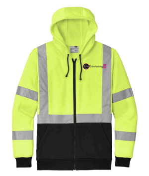 CornerStone A107 Class 3 Heavy-Duty Fleece Full-Zip Hoodie - CSF300 - Art of Entertaining