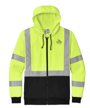 CornerStone A107 Class 3 Heavy-Duty Fleece Full-Zip Hoodie - CSF300 - Catering St. Louis