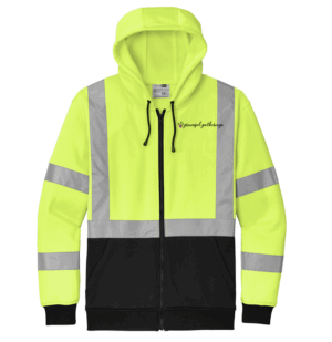 CornerStone A107 Class 3 Heavy-Duty Fleece Full-Zip Hoodie - CSF300 - Grazeful Gatherings