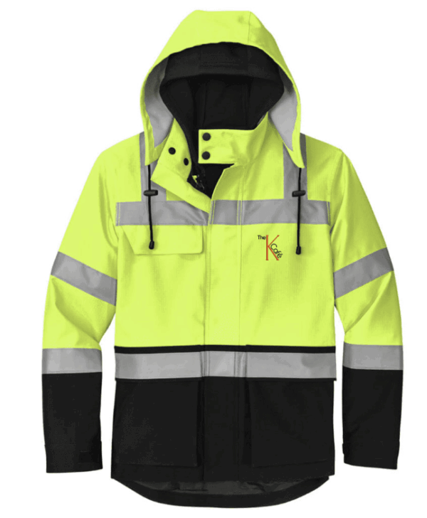CornerStone ANSI 107 Class 3 Waterproof Ripstop 3-In-1 Parka - CSJ502 - K Cafe (Kenricks)