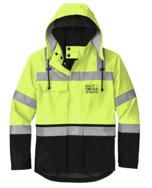 CornerStone ANSI 107 Class 3 Waterproof Ripstop 3-In-1 Parka - CSJ502 - Salt+Smoke