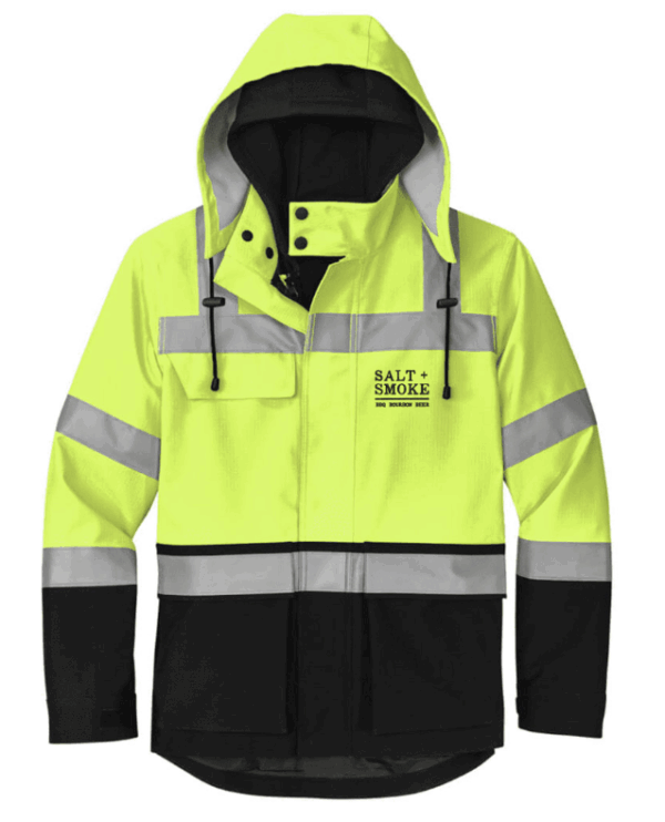 CornerStone ANSI 107 Class 3 Waterproof Ripstop 3-In-1 Parka - CSJ502 - Salt+Smoke