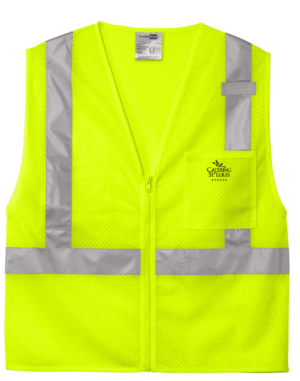 CornerStone ANSI 107 Class 2 Mesh Zippered Vest - CSV102 - Catering St. Louis