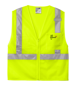 CornerStone ANSI 107 Class 2 Mesh Zippered Vest - CSV102 - Flavor360