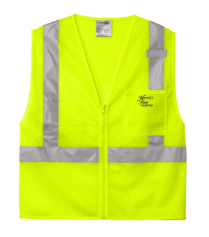 CornerStone ANSI 107 Class 2 Mesh Zippered Vest - CSV102 - Kenricks Meats
