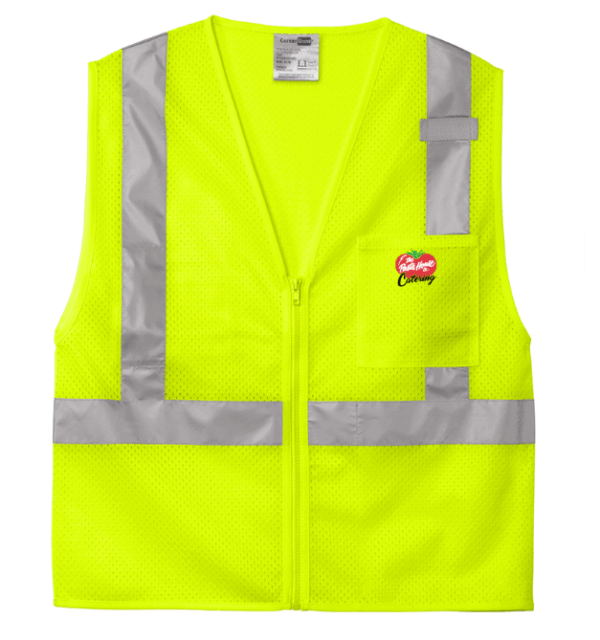 CornerStone ANSI 107 Class 2 Mesh Zippered Vest - CSV102 - Pasta House