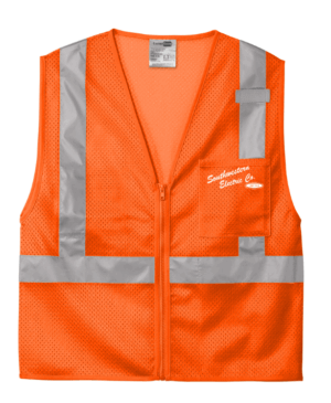 CornerStone ANSI 107 Class 2 Mesh Zippered Vest - CSV102 - Southwestern Electric Co