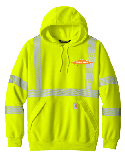 Carhartt ANSI 107 Class 3 Hooded Sweatshirt CT104987 - Servpro