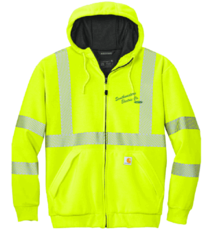 Carhartt ANSI 107 Class 3 Lined Full-Zip Sweatshirt - CT104988 - Southwestern Electric Co