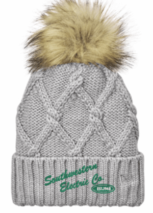 New Era Faux Fur Pom Beanie - NE911 - Southwestern Electric Co