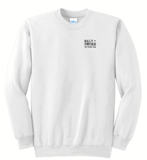 Port & Company - Essential Fleece Crewneck Sweatshirt - PC90 - Salt+Smoke