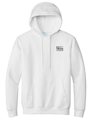 Port & Company - Essential Fleece Pullover Hooded Sweatshirt - PC90H - Salt+Smoke