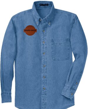 Port Authority Long Sleeve Denim Shirt S600 William Claytor