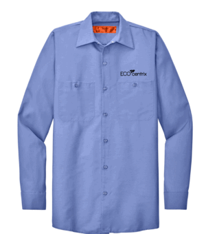 Red Kap Long Sleeve Industrial Work Shirt - SP14 - ECOcentrix