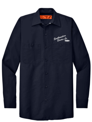 Red Kap Long Sleeve Industrial Work Shirt - SP14 - Southwestern Electric Co