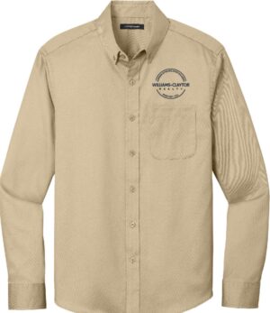 Port Authority Long Sleeve Twill Shirt W808 Williams Claytor