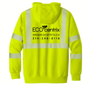 Carhartt ANSI 107 Class 3 Hooded Sweatshirt CT104987 - ECOcentrix