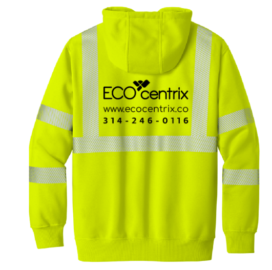 Carhartt ANSI 107 Class 3 Hooded Sweatshirt CT104987 - ECOcentrix