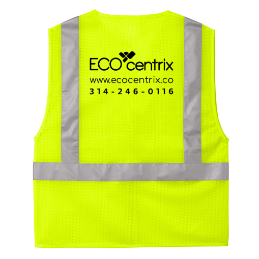 CornerStone ANSI 107 Class 2 Mesh Zippered Vest - CSV102 - ECOcentrix
