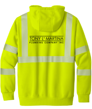 Carhartt ANSI 107 Class 3 Hooded Sweatshirt CT104987 - Tony LaMartina Plumbing