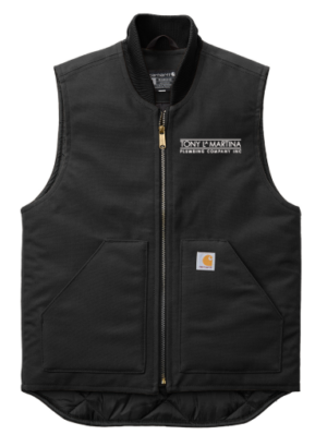 Carhartt Duck Vest – CT106676 – Tony LaMartina Plumbing