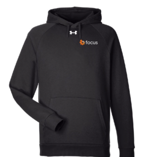 Under Armour - Men's Rival Fleece Hooded Sweatshirt - Men's & Women's - 1379757 focus