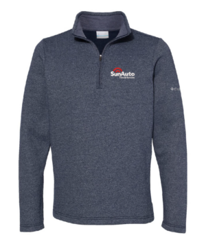 Columbia Men's Great Hart Mountain™ III Half-Zip Pullover -  212487 Sun Auto