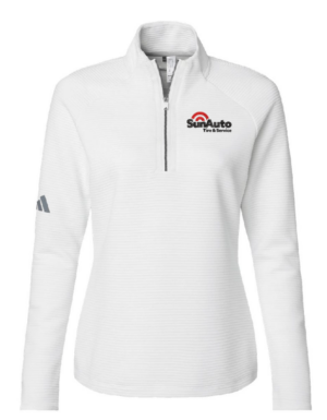 Adidas - Women's Spacer Quarter-Zip Pullover - A589 Sun Auto