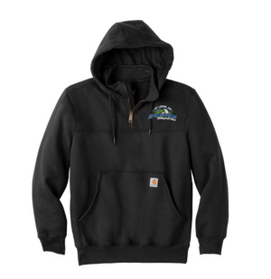 Carhartt - Rain Defender Paxton Heavyweight Hooded Zip Mock Sweatshirt – CT100617 K Elites