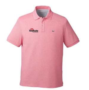 Vineyard Vines Men's Edgartown Pique Polo - G011147 Sun Auto