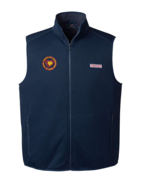 Vineyard Vines - Men's Mountain Sweater Fleece Vest - K002713 Heart Transplant Association