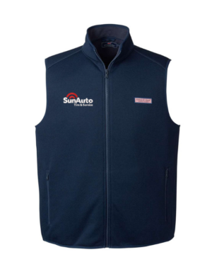 Vineyard Vines - Men's Mountain Sweater Fleece Vest - K002713 Sun Auto