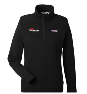 Vineyard Vines Women’S Collegiate Shep Quarter-Zip Sweatshirt - K002795 Sun Auto