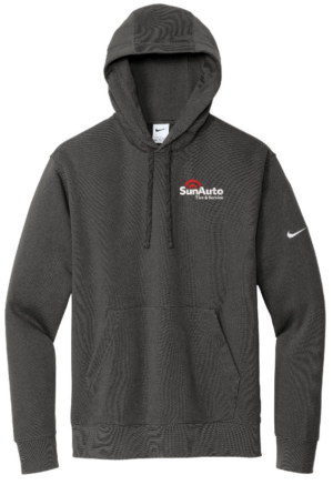 Nike - Club Fleece Sleeve Swoosh Pullover Hoodie - Men's & Women's - NKDR1499 Sun Auto