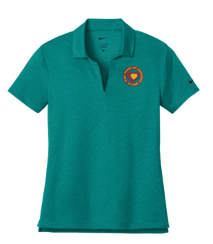 Nike Women's Dri-FIT Smooth Heather Polo - NKFQ4793 Heart Transplant Association