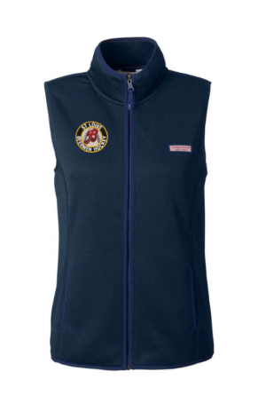 Vineyard Vines - Women's Mountain Sweater Fleece Vest - O001411 Beermen Hockey