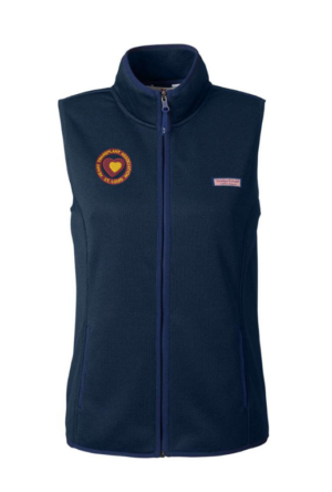 Vineyard Vines - Women's Mountain Sweater Fleece Vest - O001411 Heart Transplant Association