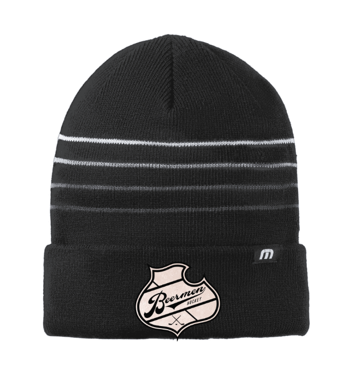 TravisMathew Striped Cuffed Beanie - TM1MY393 - Beermen Hockey