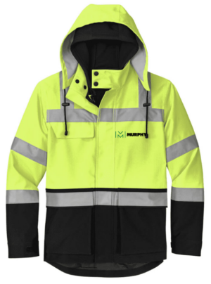 CornerStone ANSI 107 Class 3 Waterproof Ripstop 3-In-1 Parka - CSJ502 - murphy