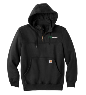 Carhartt - Rain Defender Paxton Heavyweight Hooded Zip Mock Sweatshirt – CT100617 murphy