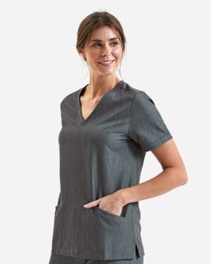 Women's Invincible V-Neck Stretch Scrub Top - NN310 -