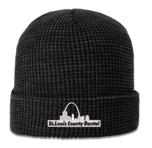 WAFFLE KNIT BEANIE WITH CUFF - 146 - St Louis County Dental