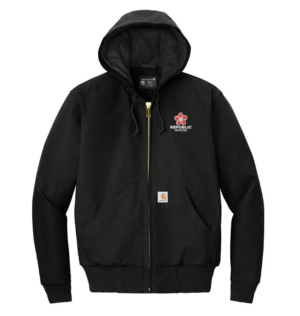 Carhartt  - Quilted-Flanne-Lined Duck Active Jacket - CT106677 Republic Services